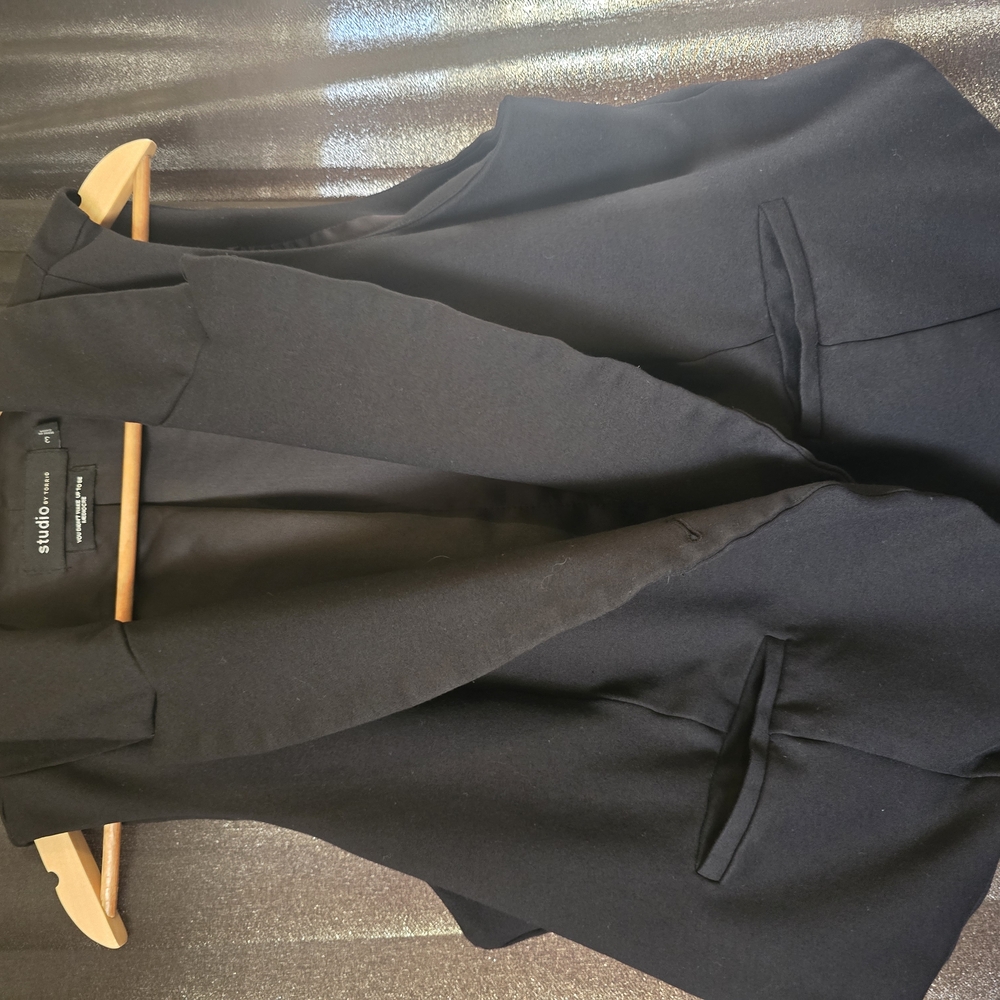 Torrid Black Vest Tailored Design